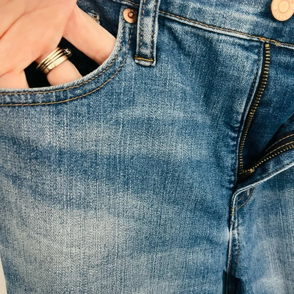 J. Crew Vintage Slim Straight Blue Denim Jeans size 29 or 8